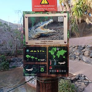 Cuban cocodrile sign