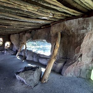 Panthera former tiger enclosure main viewing area