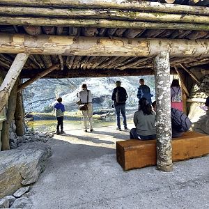 Panthera former snow leopard enclosure first viewing area