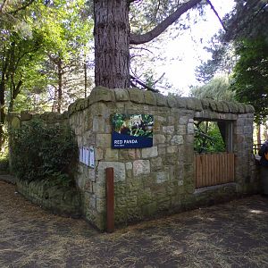 Red panda enclosure (formerly skunk, porcupine and otter) 16.9.24