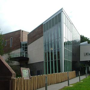 Budongo chimpanzee house at Edinburgh Zoo 2008