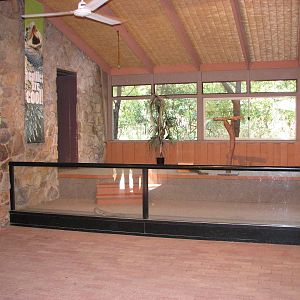 Healesville Sanctuary - Snake show stage after the show