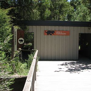 Healesville Sanctuary - Entrance into Devils Playground