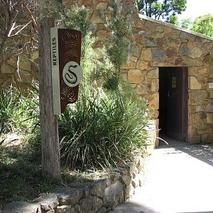 Healesville Sanctuary - Another entrance into the Platypus House