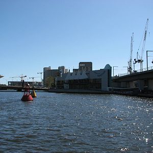 Melbourne Aquarium - Seen from across the Yarra River