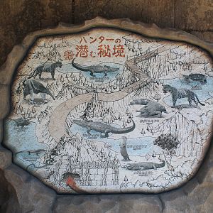 Okinawa Zoo - "Unexplored Areas of Hunters" map