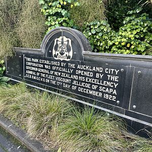 Auckland Zoo Historic Sign