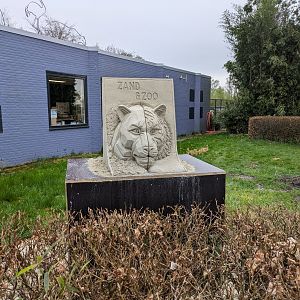 Sand & Zoo event - The promotional image of the event made as a sand sculpture