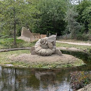 Sand & Zoo event - Bee sand sculpture