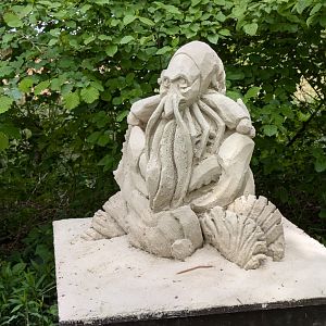 Sand & Zoo event - Lobster sand sculpture