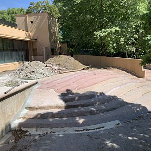 Seperation for future pygmy hippo enclosure