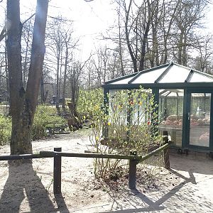 Flamingo indoor enclosure