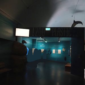 Plastic in the seas education area (Now gone), 2024-06-30