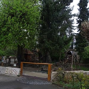 Possum / striped skunk / tree porcupine enclosure