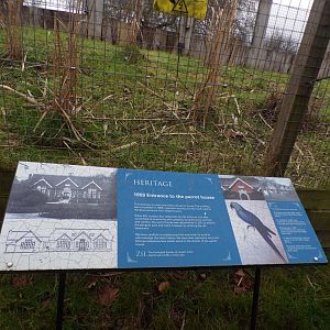 Signage on former Parrot house 11.2.25