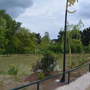 Golden monkeys enclosure