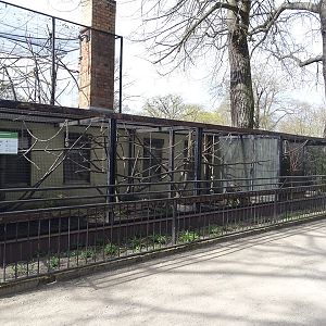 Squirrel monkey / emperor tamarin outdoor enclosures