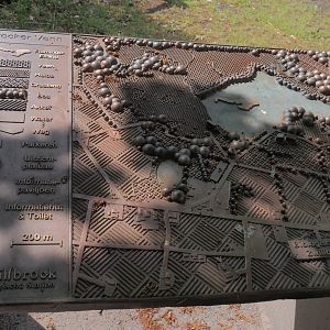 Biologischer Station Zwillbrocker Venn - Visitor and education center - Relief map, 2025-05-26