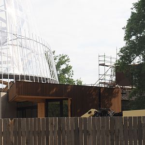 New entrance construction, 2025-06-03