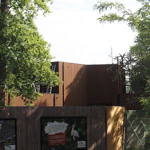 New entrance construction, 2025-06-03