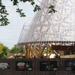 New entrance construction, 2025-06-03