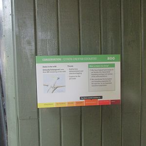 Dublin Zoo - Informative sign