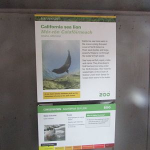 Dublin Zoo - Informative sign