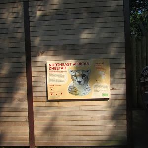 Dublin Zoo - Informative sign