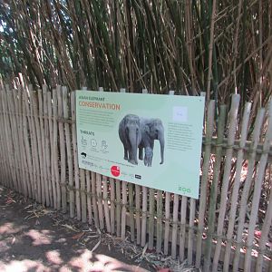 Dublin Zoo - Informative sign