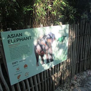 Dublin Zoo - Informative sign