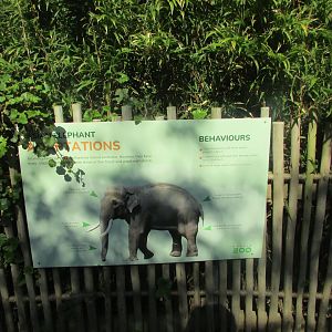 Dublin Zoo - Informative sign