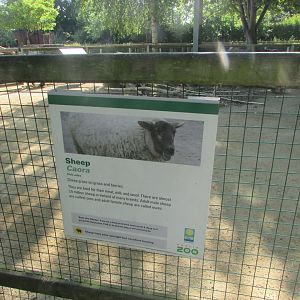 Dublin Zoo - Informative sign