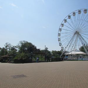 Fota Wildlife Park - Colobus & meerkat exhibit and Ferris wheel