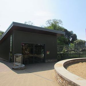 Fota Wildlife Park - Colobus indoor quarter