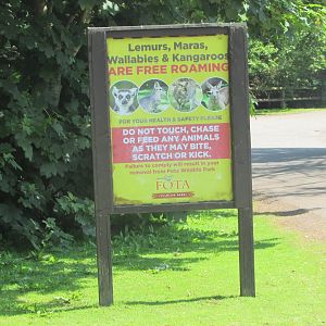 Fota Wildlife Park - Informative signage