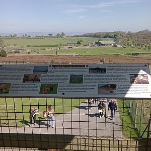 View from the hill sign