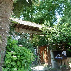 Gate at the entrance of the zoo -Zoo d'Asson (2025)