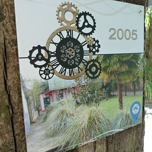 2005 picture of current zebra paddock -Zoo d'Asson (2025)