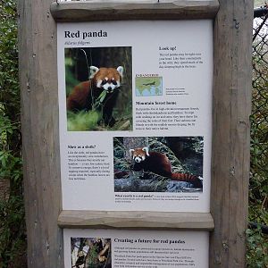 Red Panda Exhibit - Signage