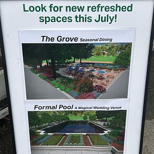 Formal Pool and The Grove renderings.