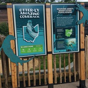 North America Trek: River Otter Signage