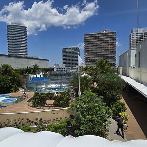 Outdoor area from above
