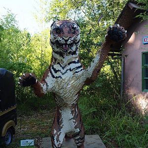 Brick Safari temporary summer event -Lego Tiger, 2023-07-08