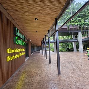 Mandai gallery and exit of Singapore zoo