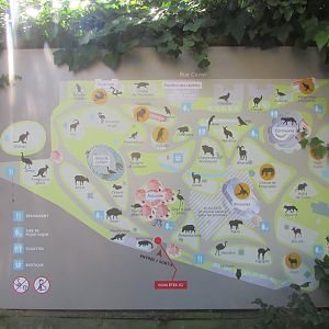 Jardin des Plantes de Paris - Map