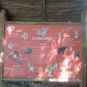 Jardin des Plantes de Paris - Informative signage