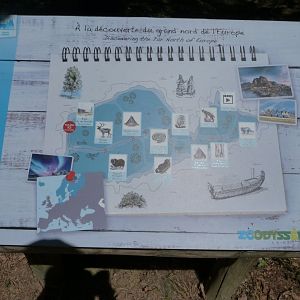 Map of "Odyssée Nordique" -Zoodyssée (2025)