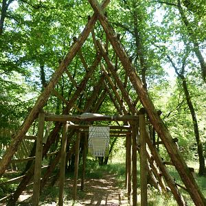 Nordic structure to dry fish -Zoodyssée (2025)