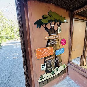 New - Tortoise Village - signage in shelter