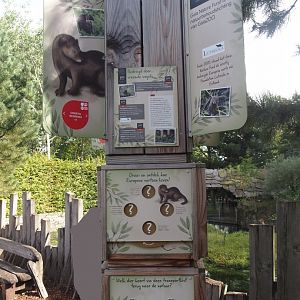 European species conservation signage - Signage about European mink conservation, 2024-08-21